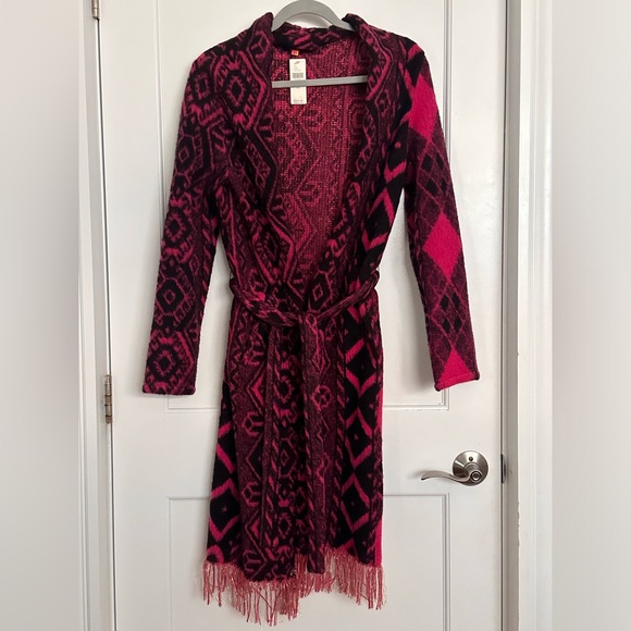 Vilagallo Duster Wrap Cardigan Sweater - Picture 2 of 7